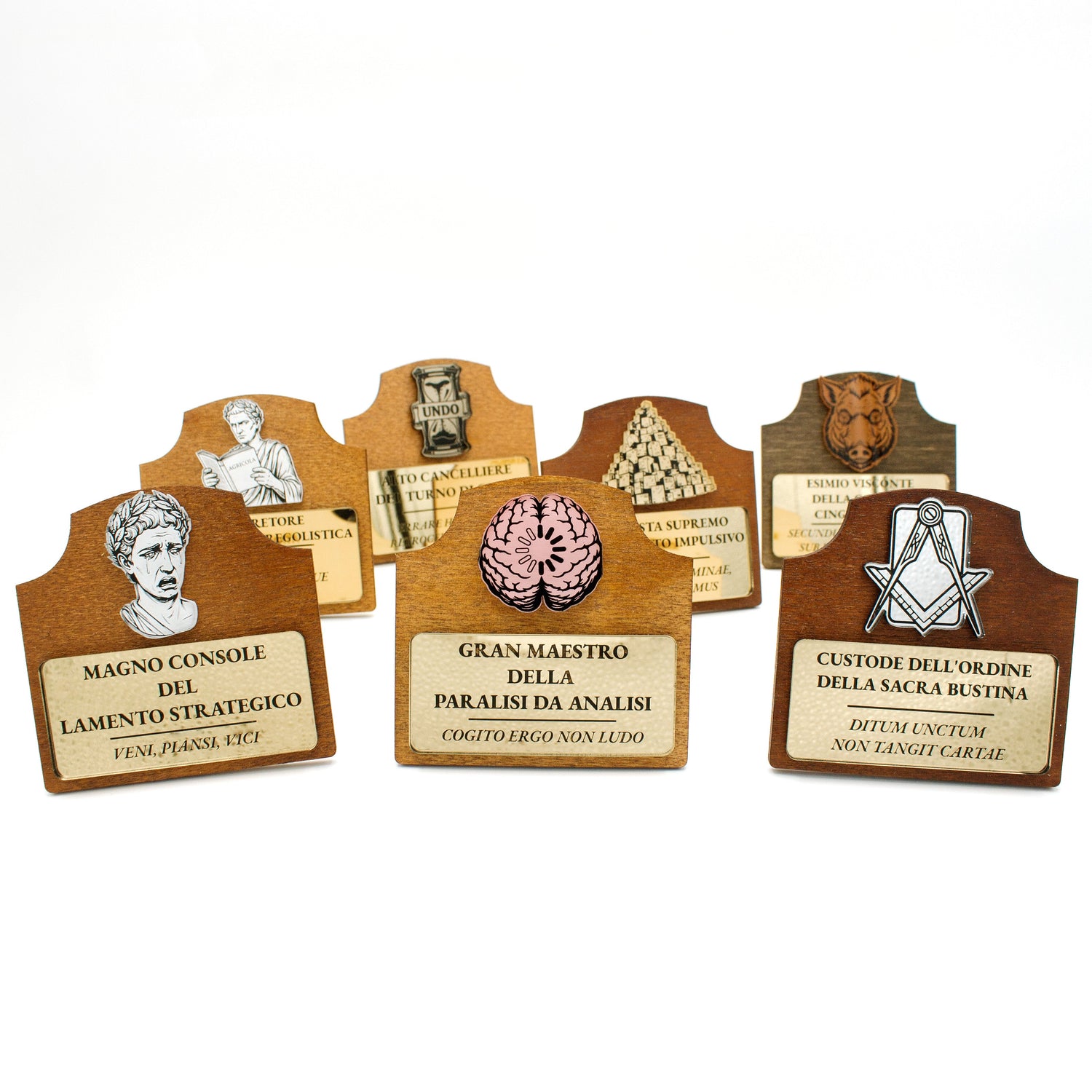 Targhe Commemorative Giocatori da Tavolo